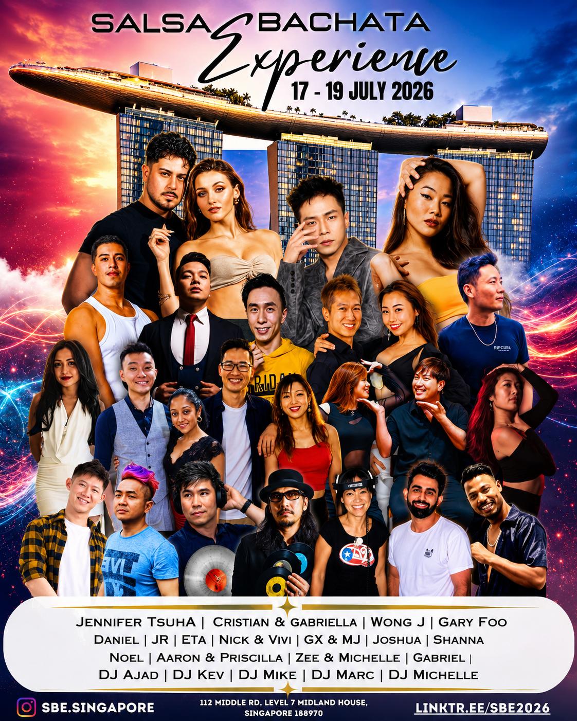 Salsa Bachata Experience 2026 poster
