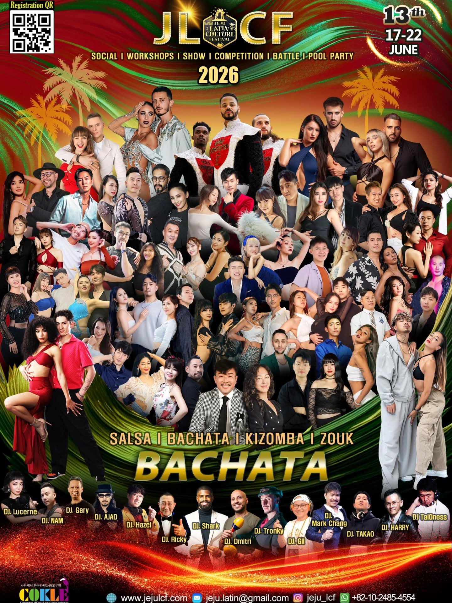 Jeju Latin Culture Festival 2026 Bachata poster